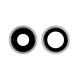 iPhone 11 Rear Camera Lens Cover Ring Replacement [Purple] [2Pcs]