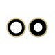 iPhone 11 Rear Camera Lens Cover Ring Replacement [Yellow] [2Pcs]