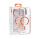 Case It F MagicCam Series Camera Ring Kickstand Transparent Case for iPhone 17 Pro w/ Magsafe [Orange]