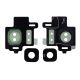 [000] Samsung Galaxy S8 G950 Rear Camera Lens Set [Black]