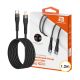 Powerboost USB-C to Lightning Braided Fast Charging & Data Cable [120cm] [Black] [Max 27W]