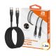 Powerboost USB-C to USB-C Braided Fast Charging & Data Cable [120cm] [Black] [Max 60W]
