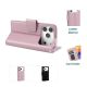 Hanman Flip Leather Wallet Case for iPhone Duo
