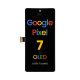 Google Pixel 7 OLED Screen Replacement with Touch and Digitizer [Black] [Original Refurbished] [With Frame] [No Fingerprint Sensor]