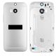 [000] Back Rear Battery Cover Housing Door Replacement for HTC One M8 [Silver]