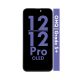 iPhone 12 / 12 Pro OLED Screen Replacement Assembly with Touch and Frame [OHQ | Grade S+] [Refurbished AAA]