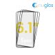 NUGLAS 5D Tempered Glass Protector for iPhone 12 / 12 Pro [Black] [No Package] (5 pcs)