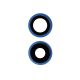 iPhone 12 / 12 Mini Rear Camera Lens Cover Ring Replacement [Blue] [2Pcs]