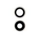 iPhone 12 / 12 Mini Rear Camera Lens Cover Ring Replacement [White] [2Pcs]