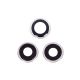 iPhone 12 Pro Rear Camera Lens Cover Ring Replacement [White] [3pcs]