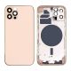 iPhone 12 Pro Back Rear Battery Cover Housing Door Replacement [with Frame] [Gold]