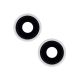 iPhone 13 Mini / 13 Rear Camera Lens Cover Ring Replacement [White] [2pcs]