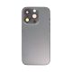 iPhone 14 Pro Back Rear Battery Cover Housing Door Replacement [With Camera Lens] [Assembly] [Black]