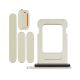 iPhone 15 / 15 Plus Side Buttons Set and Sim Card Tray Holder Replacement [Yellow]