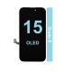 iPhone 15 OLED Screen Replacement Assembly with Touch and Frame [Grade S]