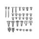 iPhone 15 Plus Full Screw Set [White]