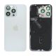 iPhone 15 Pro Max Back Rear Battery Cover Housing Door Replacement [With Wireless Charger Chip n Rear Camera Lens] [Assembly] [White Titanium]