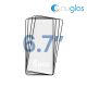 NUGLAS 5D Tempered Glass Protector For iPhone 15 Pro Max [Black][No Retail Package] (5 pcs)
