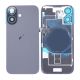 iPhone 16 Back Rear Battery Cover Housing Door Replacement [With Rear Camera Lens] [Assembly] [Black]