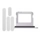 iPhone 16 / iPhone 16 Plus Side Buttons Set and Sim Card Tray Holder Replacement [White]