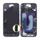 iPhone 16 Plus Middle Frame with Camera Button Soldered [Assembly] [Black]
