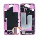 iPhone 16 Plus Middle Frame with Camera Button Soldered [Assembly] [Pink]