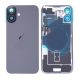 iPhone 16 Plus Back Rear Battery Cover Housing Door Replacement [With Rear Camera Lens] [Assembly] [Black]