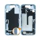 iPhone 17 Middle Frame with Camera Button Soldered [Assembly] [Mist Blue]
