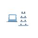 iPhone 17 Side Buttons Set and Sim Card Tray Holder Replacement [Mist Blue]