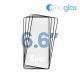 NUGLAS 5D Tempered Glass Protector for iPhone 17 Air [Black] [No Retail Package] (5pcs)