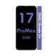 iPhone 17 Pro Max OLED Screen Replacement Assembly with Touch and Frame [OHQ | Grade S+] [Refurbished AAA]