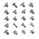 iPhone 17 Pro Max Full Screw Set [Silver]