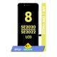 iPhone 8 / SE 2020 / SE 2022 LCD Screen Replacement Assembly with Touch and Frame [AM | TPH VALUE] [Black]