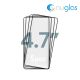 NUGLAS 5D Curved Tempered Glass Protector for iPhone SE 2020 / SE 2022 [Black] [No Package] (5 pcs)