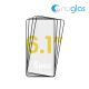 NUGLAS 5D Tempered Glass Protector for iPhone XR / 11 [Black] [No Package] (5 pcs)