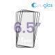 NUGLAS 5D Tempered Glass Protector for iPhone XS Max / 11 Pro Max [Black] [No Package] (5 pcs)