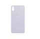 iPhone XS Back Rear Battery Cover Housing Door Replacement [With Large Camera Hole] [Glass Only] [High Quality] [White]