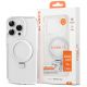 Case It MagFold Series Magnetic Kickstand Case for iPhone 15 Pro [Transparent]
