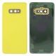 [000] Samsung Galaxy S10E G970 Back Rear Battery Cover Housing Door Replacement [With Camera Lens] [Original Material] [Yellow]