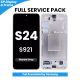 Samsung Galaxy S24 S921 OLED Screen Replacement with Digitizer Assembly [With Frame] [Service Pack] [Marble Grey]