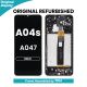 Samsung Galaxy A04s 2022 LCD Screen Replacement with Digitizer Assembly [with Frame] [Original Refurbished] [Black]