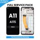 Samsung Galaxy A11 (A115) 2020 LCD Screen Replacement with Digitizer Assembly [With Frame] [Service Pack] [Black]