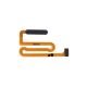 Samsung Galaxy A12 A125 Power Button and Fingerprint Sensor Cable Replacement [Black]