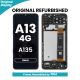 Samsung Galaxy A13 4G A135 2022 LCD Screen Replacement with Digitizer Assembly [with Frame] [Original Refurbished] [Black]