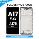 Samsung Galaxy A17 5G A176 OLED Screen Replacement with Digitizer Assembly [With Frame] [Service Pack] [Black]
