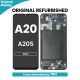 Samsung Galaxy A20 (A205) 2019 LCD Screen Replacement with Digitizer Assembly [With Frame] [Original Refurbished]