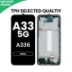 Samsung Galaxy A33 5G (A336) 2022 OLED Screen Replacement with Digitizer Assembly [With Frame] [Aftermarket] [Awesome Black]