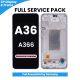 Samsung Galaxy A36 5G A366 2025 OLED Screen Replacement with Digitizer Assembly [With Frame] [Service Pack] [Awesome Lavender]