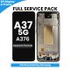 Samsung Galaxy A37 5G A376 2026 OLED Screen Replacement with Digitizer Assembly [With Frame] [Service Pack] [Awesome Charcoal]