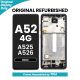 Samsung Galaxy A52 4G (A525) / 5G (A526) 2021 OLED Screen Assembly [with Frame] [Original Refurbished] [Black]